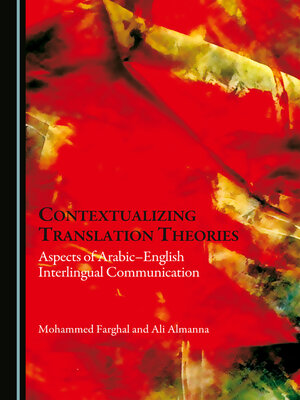 cover image of Contextualizing Translation Theories
